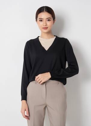 Pulover negru MANGO femeie