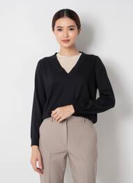 Pulover negru MANGO femeie