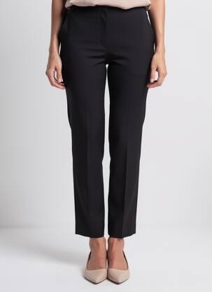 Pantalon slim negru MANGO femeie