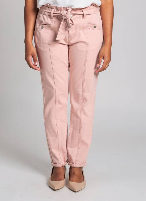 Blugi cu croială slim roz MORGAN femme