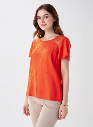Tricou portocalie AMELIE & AMELIE femeie