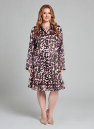 Rochie midi maro MOLLY BRACKEN femeie