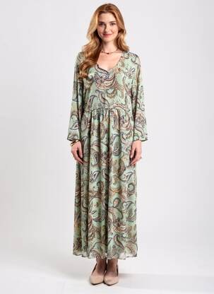 Rochie lungă verde STREET ONE femeie