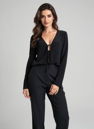 Top negru MANGO femeie