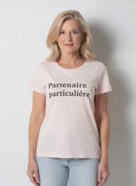 Tricou roz MONSIEUR TSHIRT femeie