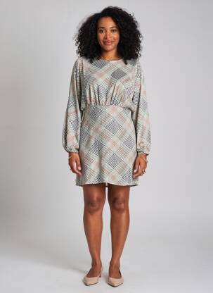 Rochie midi gri MOLLY BRACKEN femeie