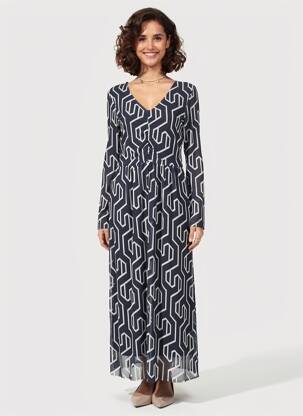 Rochie lungă albastru STREET ONE femeie