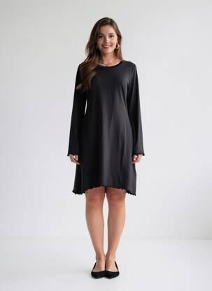 Rochie midi negru JACQUELINE DE YONG femeie