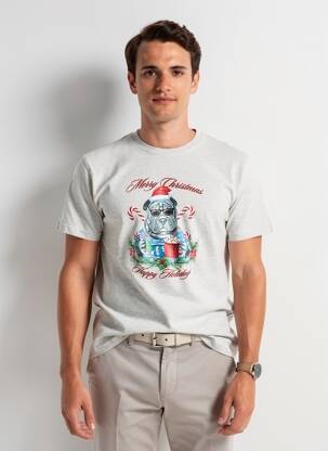 Tricou alb JACK & JONES bărbat