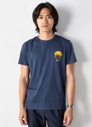 Tricou albastru JACK & JONES bărbat
