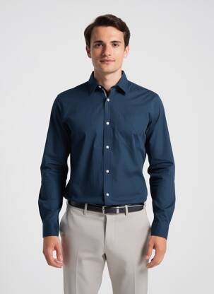 Cămașă cu mâneci lungi albastru JACK & JONES bărbat