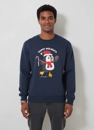 Pulover albastru JACK & JONES bărbat