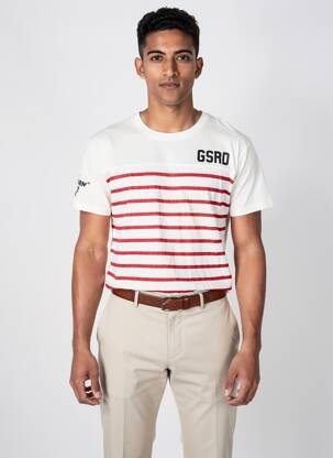 Tricou alb G STAR bărbat