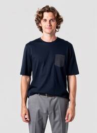 Tricou albastru JACK & JONES bărbat