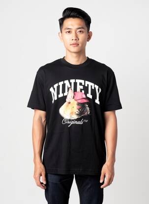 Tricou negru JACK & JONES bărbat