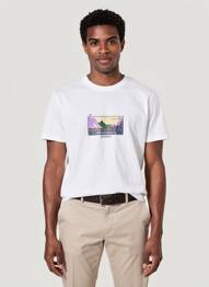 Tricou alb JACK & JONES bărbat