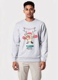 Pulover gri JACK & JONES bărbat