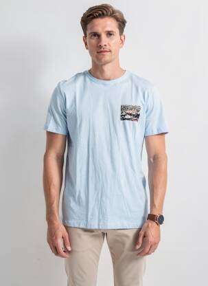Tricou albastru JACK & JONES bărbat