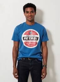 Tricou albastru PETROL INDUSTRIES bărbat