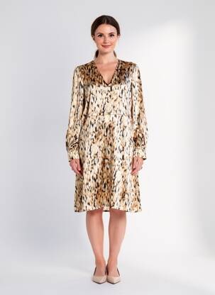 Rochie midi bej VERO MODA femme