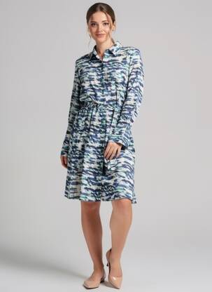 Rochie midi albastru VILA femeie