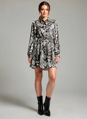 Rochie midi negru VERO MODA femeie