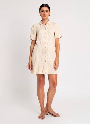 Rochie scurtă bej STREET ONE femeie