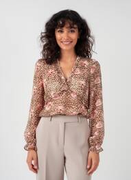 Cămașă mâneci lungi mâneci lungi bej VERO MODA femme