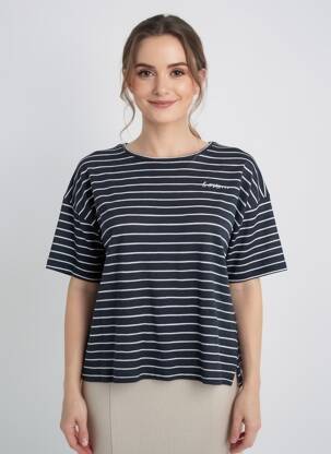 Tricou albastru ZABAIONE femeie