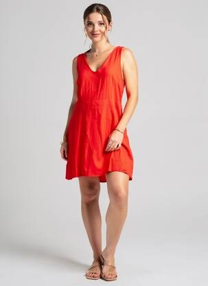Rochie scurtă roșu VILA femeie