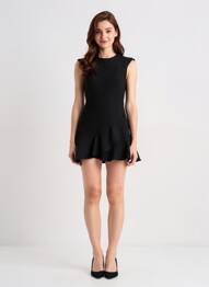 Rochie scurtă negru MANGO femeie