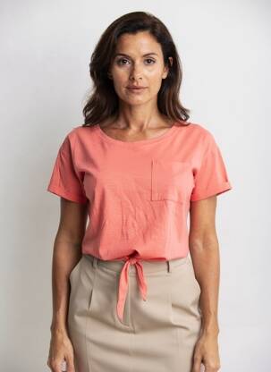 Tricou portocalie MOLLY BRACKEN femeie