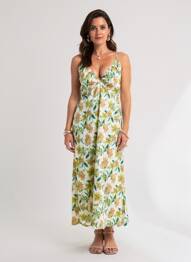 Rochie scurtă verde MORGAN femeie