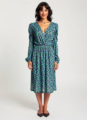 Rochie midi verde MORGAN femeie