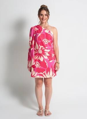 Rochie scurtă roz MORGAN femeie