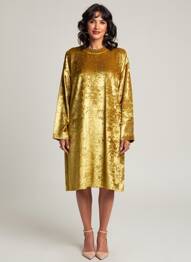 Rochie midi galben MOLLY BRACKEN femeie