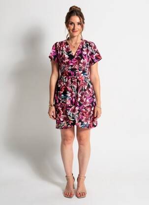 Rochie scurtă violet MORGAN femeie