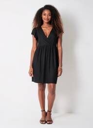 Rochie scurtă negru JACQUELINE DE YONG femeie