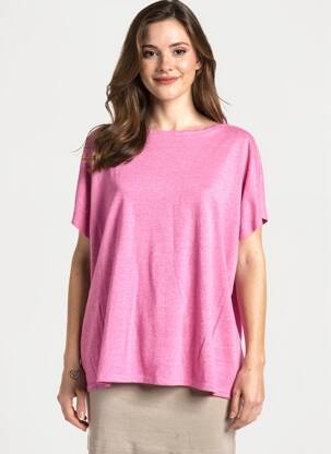 Tricou violet MANGO femeie
