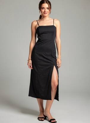 Rochie scurtă negru MANGO femeie