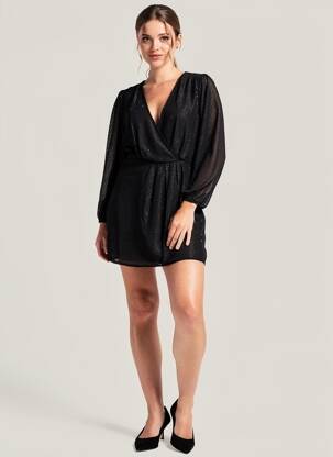 Rochie scurtă negru MANGO femeie