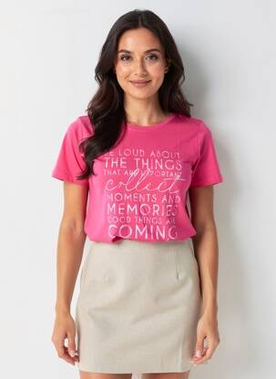 Tricou roz STREET ONE femeie
