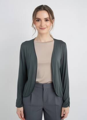 Vestă cu mâneci lungi verde STREET ONE femeie