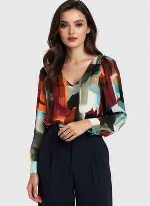 Cămașă portocalie ASTRID BLACK LABEL femeie