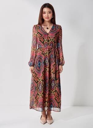 Rochie lungă albastru ONLY femeie