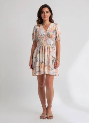 Rochie scurtă roz MOLLY BRACKEN femeie