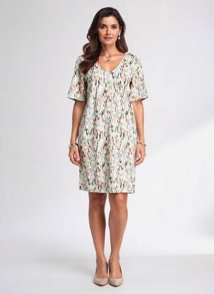 Rochie scurtă alb GARCIA femeie