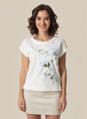 Tricou alb S.OLIVER femeie