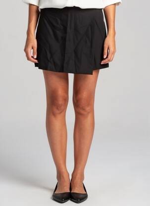 Fustă pantaloni scurți croială dreaptă negru ONLY femeie