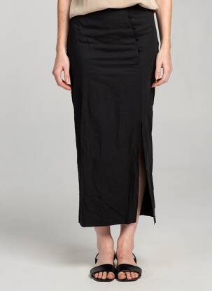 Fustă midi negru TALLY WEIJL femeie
